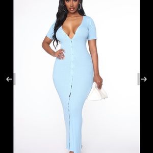 Baby blue Sweater Dress